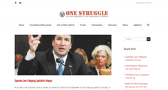 Desktop Screenshot of onestruggle.net